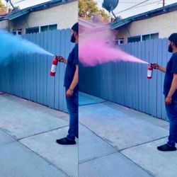 Gender Reveal Fire Extinguishers 