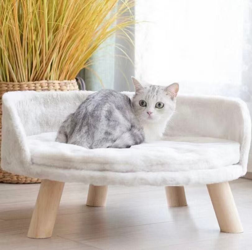 XPET82-40CM Pet Dog Cat Bed Sofa Couch Kitten Lounge Elevated Sofa Bed (Size 40CM)