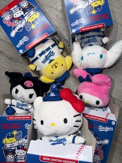 2026 LA Dodgers Hello Kitty & Friends 8/12/2026 Plush Clip
