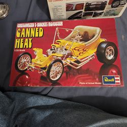 Vintage Revell canned heat roadster model kit in box
