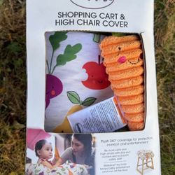 Boppy Shopping Cart Cover - Farmer’s Market Veggies Print