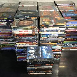 363 DVD Lot (All Playable, No Scratches, Few Doubles)