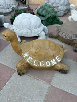 New turtle made out of cement