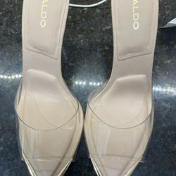 Aldo Clear Heels 8.5 