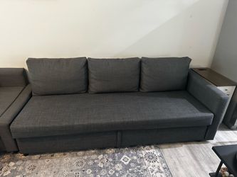 Ikea FRIHETEN Sleeper sofa, Skiftebo dark gray