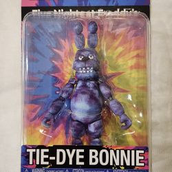 FUNKO FIVE NIGHTS AT FREDDY'S.  TIE DYE BONNIE 5 1/2" ACTION FIGURE. 