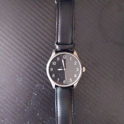 Leather Black Watch 