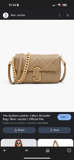 Marc Jacobs Crossbody Leather Brown Bag
