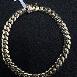 ✨ Solid 14K Yellow Gold Cuban Bracelet ✨