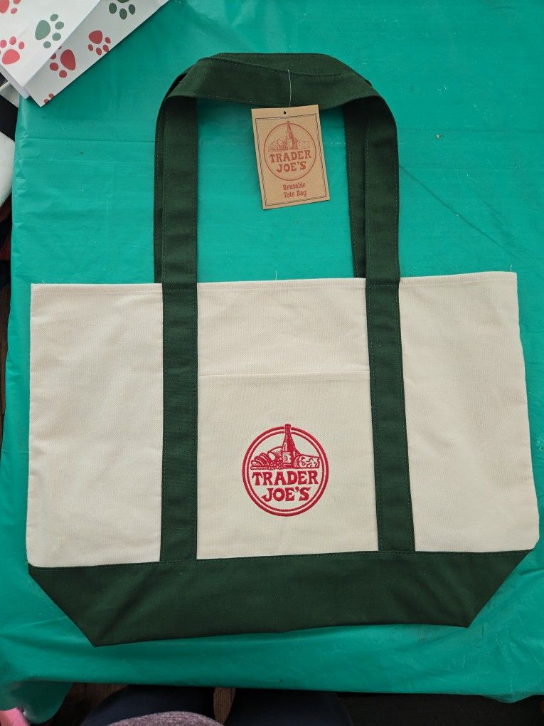 Christmas Edition Trader Joes Tote Bag