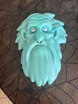 Halloween. Ghost Old Man Halloween Costume Mask