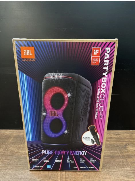 🔊 JBL PartyBox Club 120 Portable Wireless Party Speaker (Brand New) – Save Big & Take It Home for Just $1 Today! Starting at $449 with Up to 1-Year W