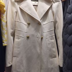 Guess White Coat, Size Small