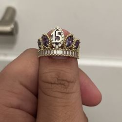14K Quinceañera Ring