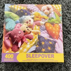 Springbok Puzzle Sleepover Stuffed Animals- Excellent 400 Pieces