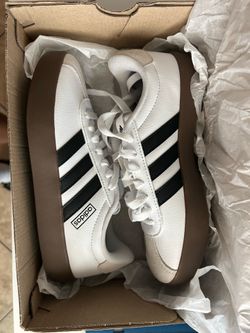 Adidas White & Black Sneakers – Women's Size 5 US