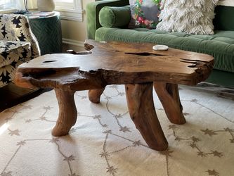 Live Edge, Solid Wood Coffee Table