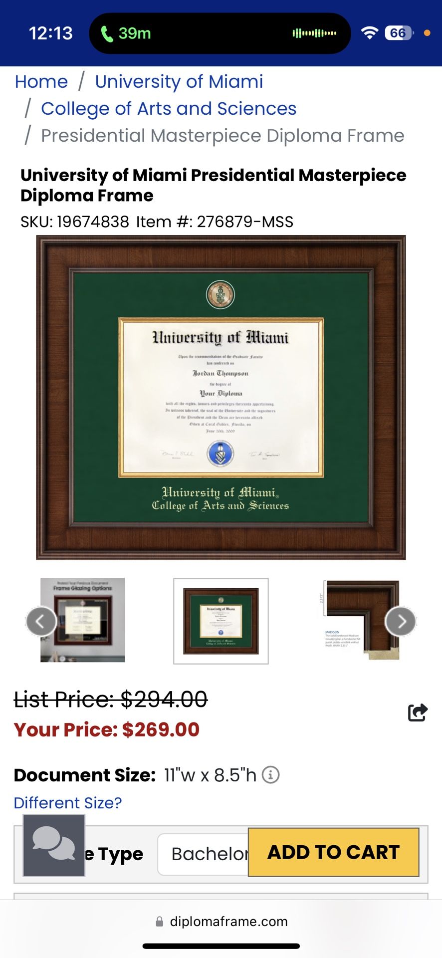 University Of Miami Diploma