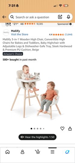 High chair