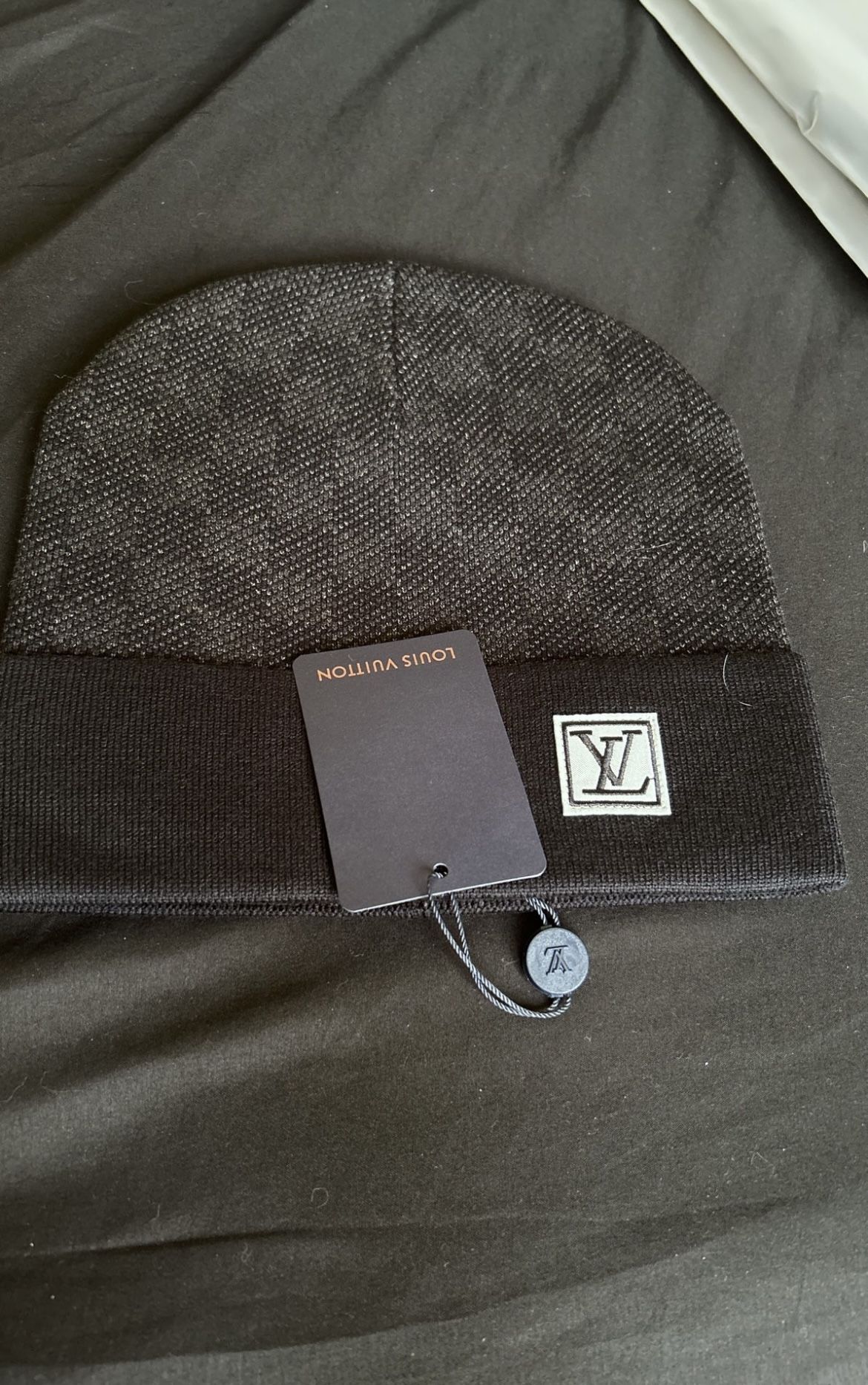 Black Louis Vuitton Beanie