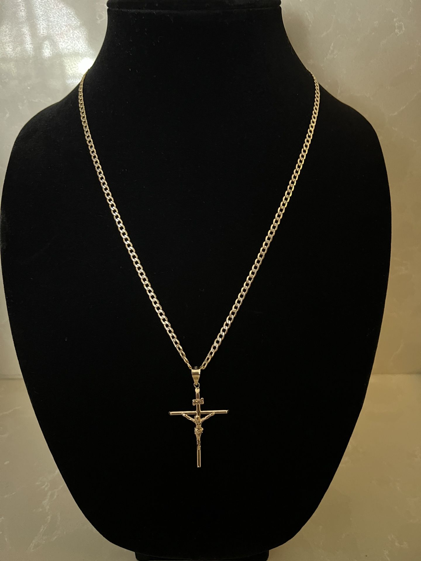 14k Gold Curb Chain Only