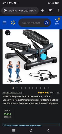 Merach Hydraulic Stepper Portable Mini Stair Stepper