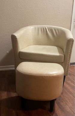 Chair and ottoman