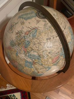 Replogle Globe on Wood Floor Stand