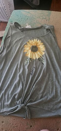 Sunflower tank top