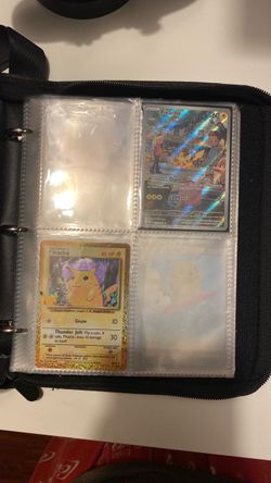 Pikachus binder small collection