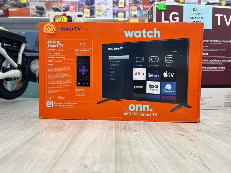 Onn Roku Tv 4K UHD Smart Tv