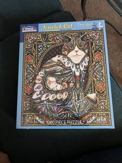 Jeweled Cat Puzzle