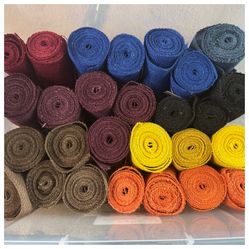 75 Rolls Of Burlap - Multiple Colors