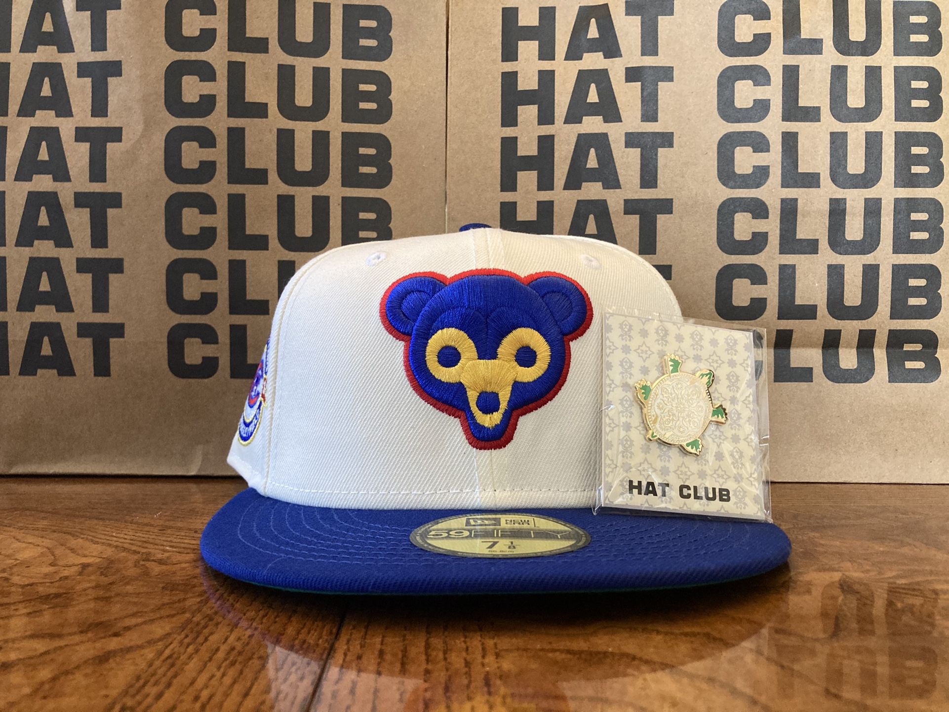 Hat Club Exclusive 7 1/8 Chicago Cubs White dome