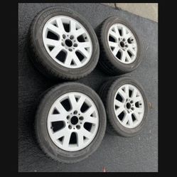 4 — 225/50r16 5x120 5x4.72 Stock Bmw Wheels Rims Tires!!!!!