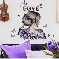 Wall Stickers For Girls Butterflies - Wall Decor 