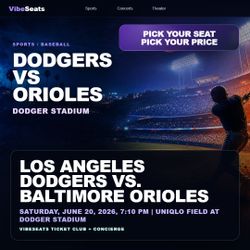 Dodgers vs Orioles Tickets