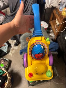 Fisher price learning vacuum with brand new batteries