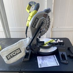 Ryobi 14 Amp 10" Compound Miter Saw With LED Cutline Indicator  CASH ONLY