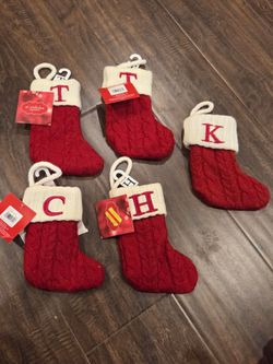 Christmas stocking mini T C H K