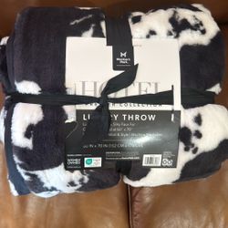 Cow Print Blanket 