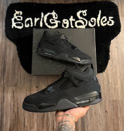 Jordan 4 black cat size 12