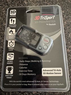 3D TriSport Pedometer by Realalt