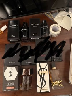 Dior Sauvage Edp, YSL L'Homme, YSL Libre Edp