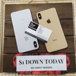 Apple iPhone Xs Max - $1 DOWN TODAY, NO CREDIT NEEDED