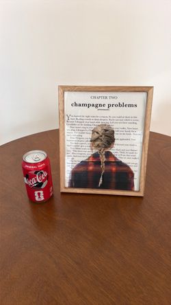 Taylor Swift Framed Art - Champagne Problems Lyrics