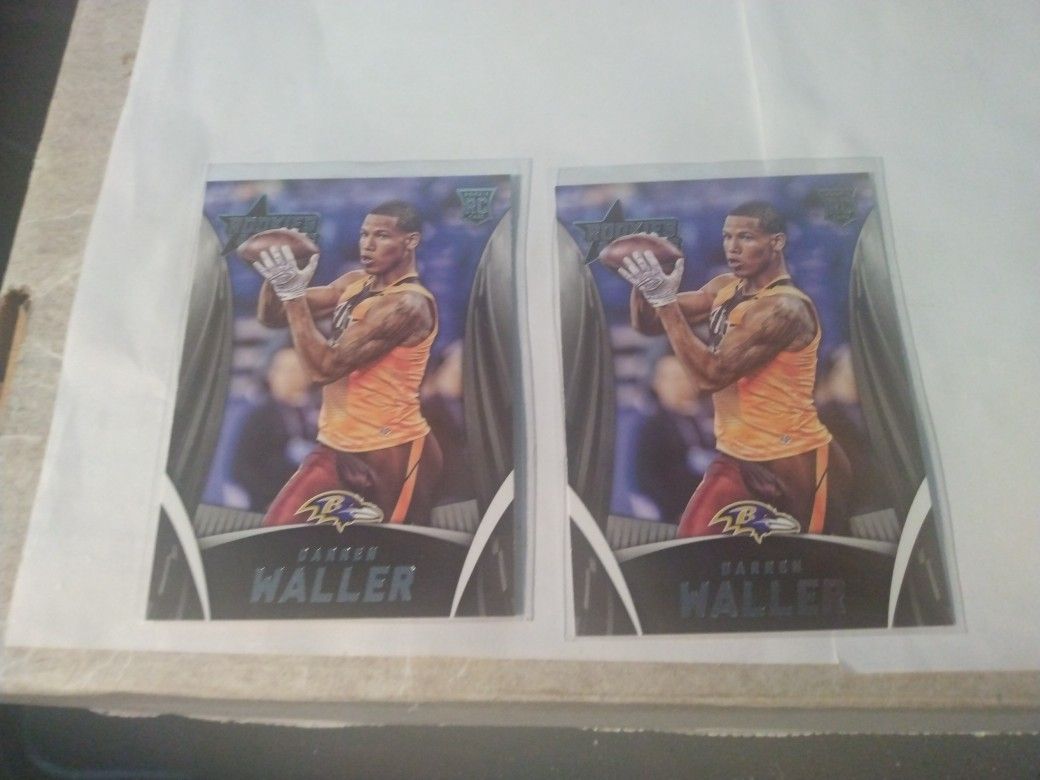 2015 Panini Rookies And Stars Darren Waller Rookie  Football Card Lot Of 2 Las Vegas Raiders