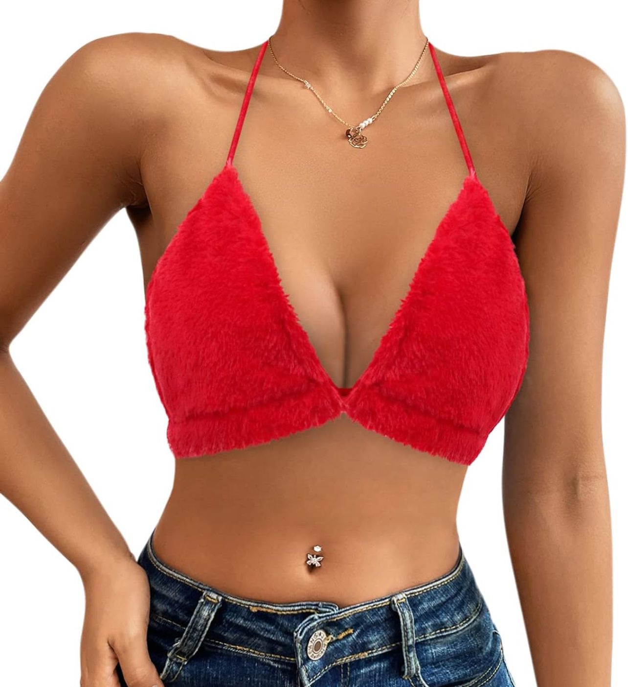 Small Red Bra Top 