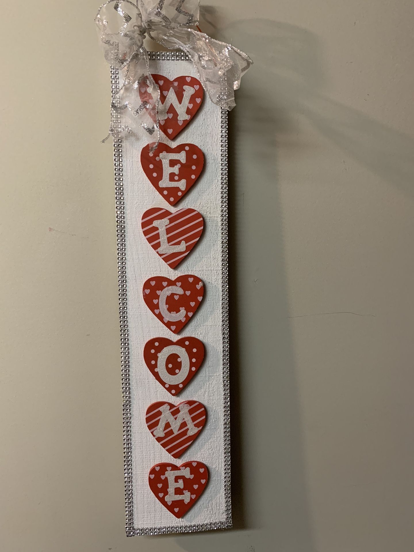 Welcome Valentine Sign