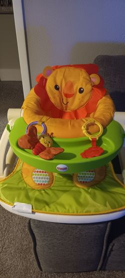 Fisher-Price Lion Baby Floor Seat with Tray